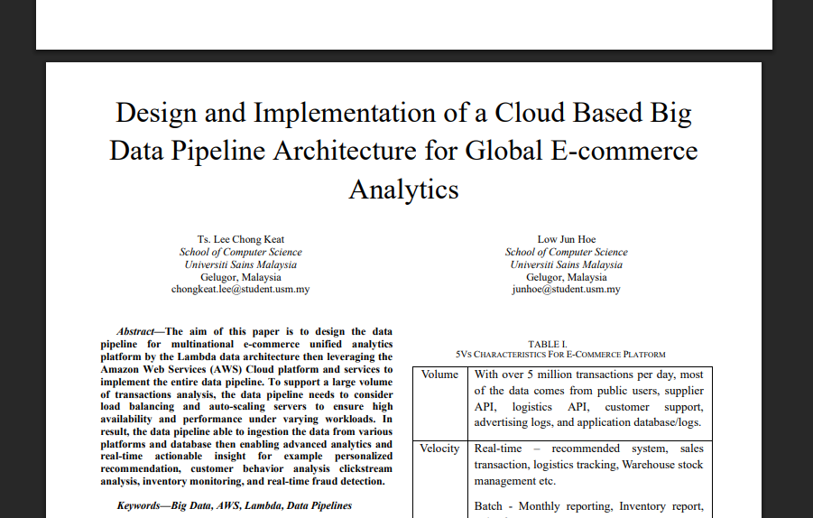 Book Cover: Big Data Pipeline